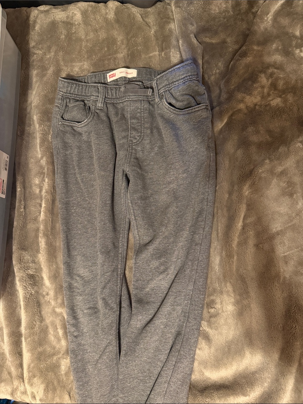 Levis Knit Jogger boys Gray Knit Pull-On Joggers